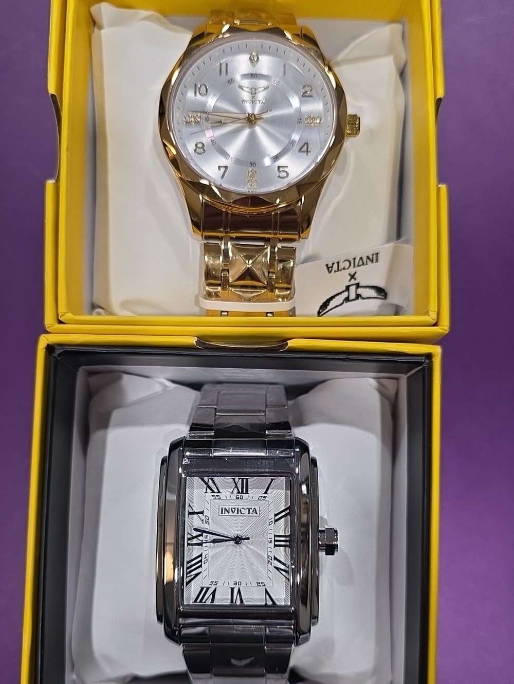 619.  Pair Of Men's Invicta Watches